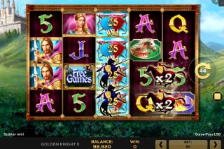 Golden Knight 2 Slot Multipliers