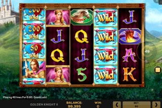 Golden Knight 2 Slot Wilds