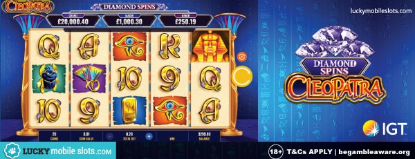 IG Cleopatra Diamond Spins Slot Machine Online