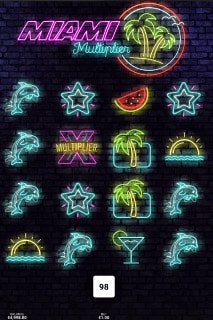 Miami Multiplier Mobile Slot Game