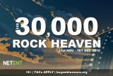 NetEnt Casinos 30K Rock Heaven Promo