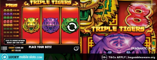 Triple Tigers Slot With Paytable