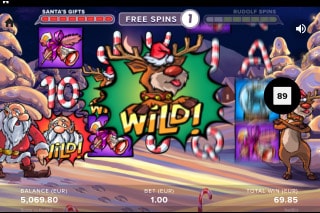 Santa Vs Rudolf Slot Free Spins