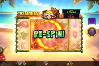 Tiki Mania Slot Respin Feature