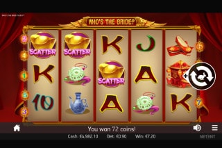 Who's The Bride Slot Scatters