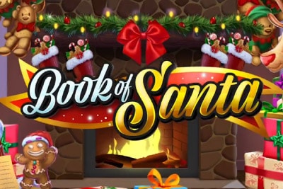 Book of Santa Mobile Slot Logo