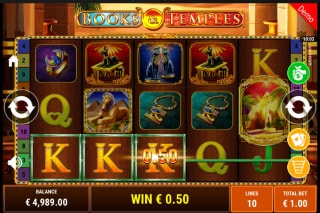 Books & Temples Mobile Slot Game