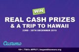 Win Cash Prizes & Trip To Hawaii At Casumo Casino