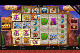 Diamond Mine Megaways Slot Bonus Wheel