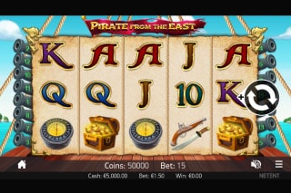 Pirate Of The East Mobile Slot Game