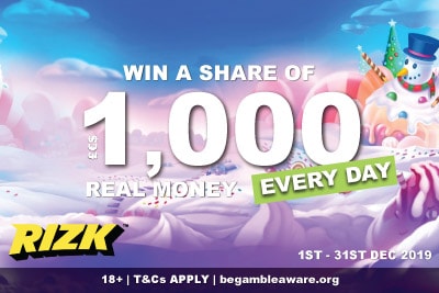 Win Real Money In The Rizk Casino Christmas Promo