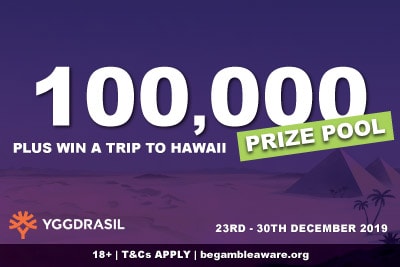 Win Real Cash & A Trip To Hawaii At Yggdrasil Casinos