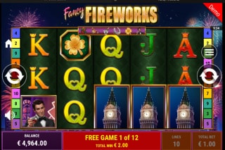 Fancy Fireworks Slot Free Spins Bonus