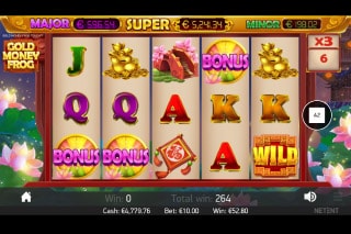 Gold Money Frog Slot Free Spins Bonus