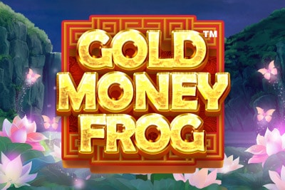 Gold Money Frog Mobile Slot Logo