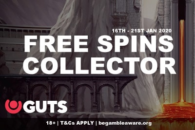 Play In The GUTS Casino Free Spins Collector