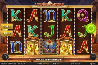 Legacy of dead free slots