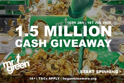 Mr Green Mobile Casino Cash Giveaway