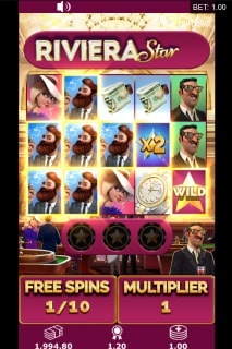 Riviera Star Slot Free Spins With Multiplier