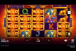 Solar Queen Slot Wilds