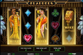 Flappers Slot Free Spins Bonus