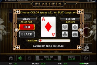 Flappers Slot Gamble Feature
