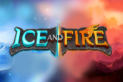 Ice And Fire Mobile Slot Logo
