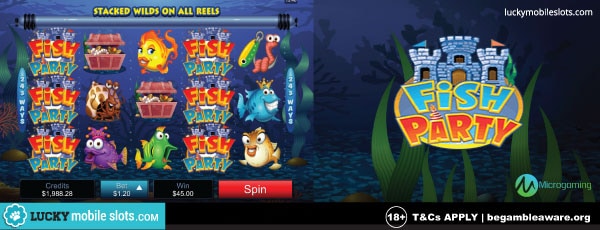 Microgaming Fish Party Slot Game