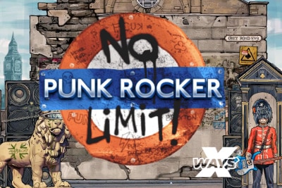 Punk Rocker Mobile Slot Logo