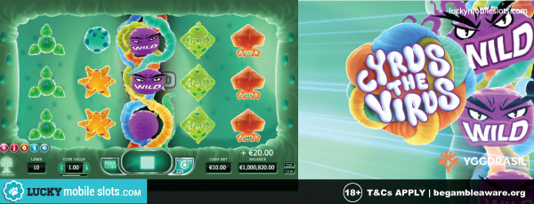 Yggdrasil Cyrus The Virus Slot Machine