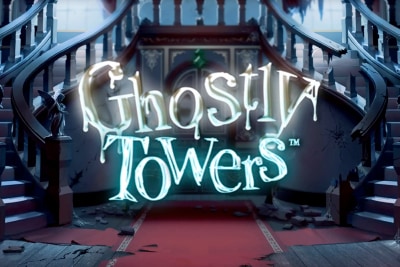 Ghostly Towers Mobile Slot Logo