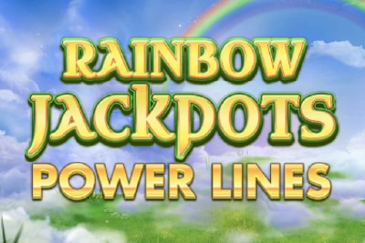 Rainbow Jackpots Power Lines Slot Logo