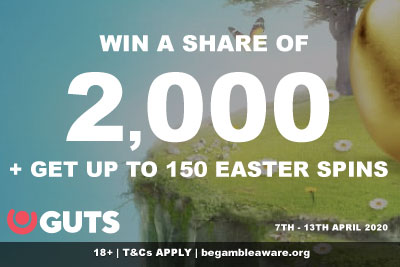 GUTS Casino Easter Free Spins & Real Cash Prizes