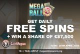 LeoVegas Mega Ball Free Spins