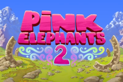 Pink Elephants 2 Mobile Slot Logo