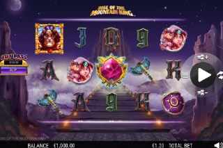Rise of The Mountain King Mobile Slot Game
