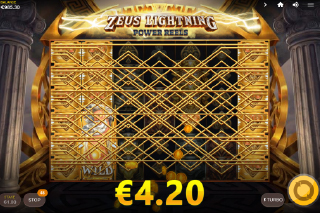 Zeus Lightning Power Reels Slot Win