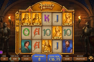 Arthurs Fortune Slot Wilds Win