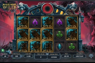 Blood Moon Wilds Slot Wilds