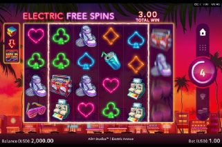 Electric Avenue Slot Bonus Spin