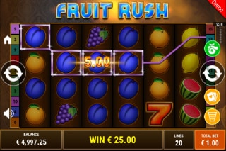 Fruit Rush Slot Win