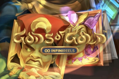 Gods of Gold Infinireels Mobile Slot Logo