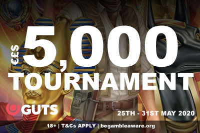 Win A Share Of 5K In The Latest GUTS Casino Tournament