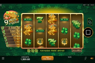 9 Pots of Gold Mobile Slot Game