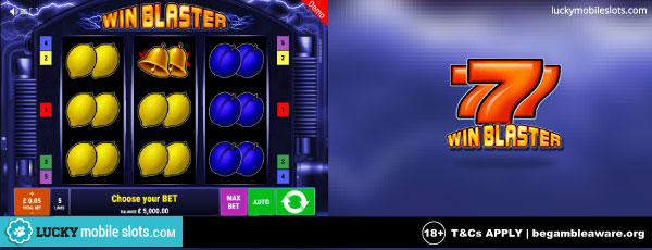 Gamomat Win Blaster Slot Machine Example