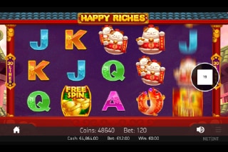 Happy Riches Mobile Slot Game