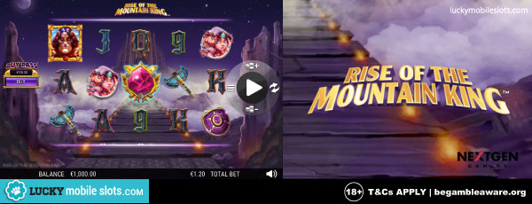 NextGen Rise of The Mountain King Slot