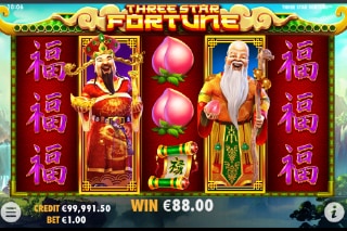 Three Star Fortune Slot Wilds