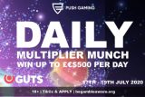 GUTS Casino Daily Multiplier Munch - Win Cash Prizes