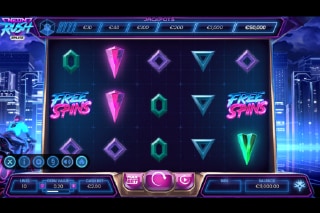 Neon Rush Splitz Mobile Slot Game